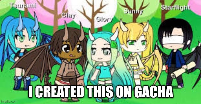 Wof stuff | I CREATED THIS ON GACHA | image tagged in cool | made w/ Imgflip meme maker