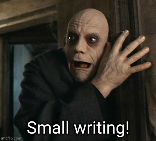 Fact Fear Fester | Small writing! | image tagged in fact fear fester | made w/ Imgflip meme maker