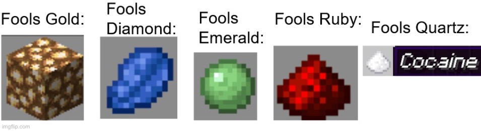 Fools! | image tagged in minecraft memes,minecraft,memes,funny,fools,gaming | made w/ Imgflip meme maker