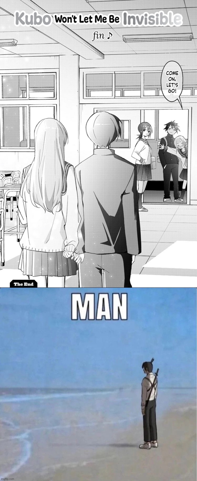 It’s over, absolutely loved this manga def a 10/10 | image tagged in man aki | made w/ Imgflip meme maker