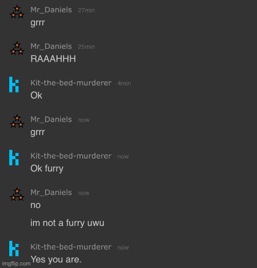 Daniels is a furry confirmed | made w/ Imgflip meme maker