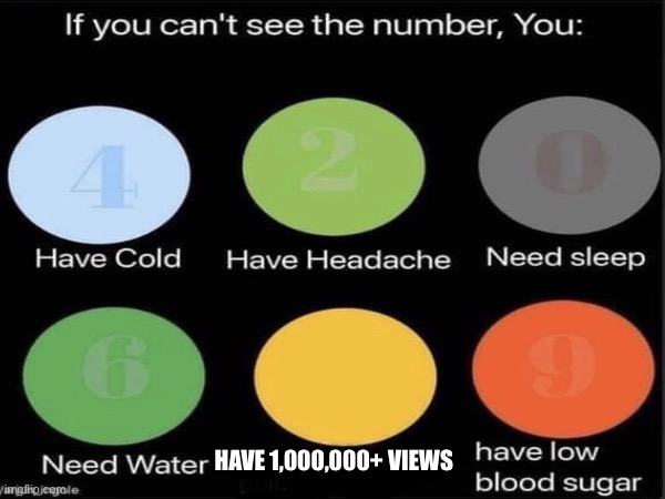 If you can’t see the number.. | HAVE 1,000,000+ VIEWS | image tagged in if you can t see the number,viral meme,meme,memes,funny | made w/ Imgflip meme maker