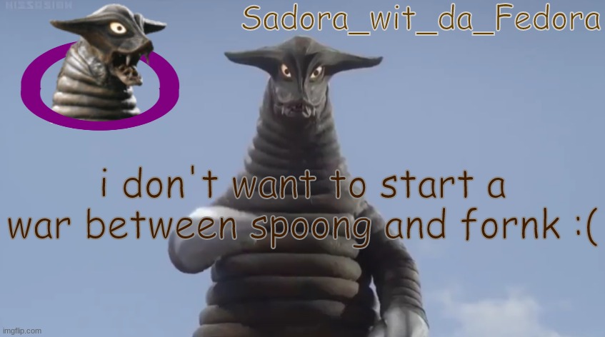 vrew | i don't want to start a war between spoong and fornk :( | made w/ Imgflip meme maker