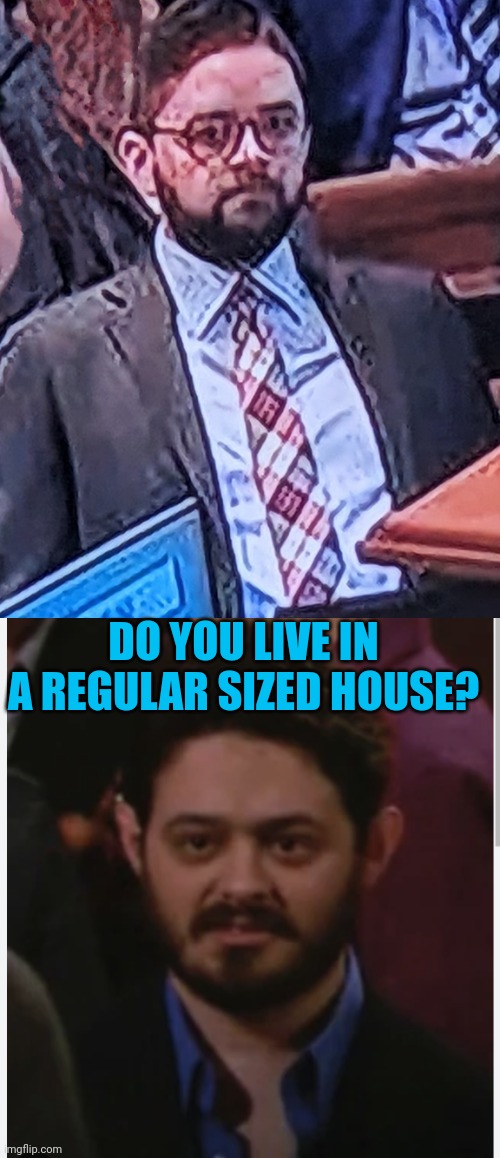 Murdaugh The Office | DO YOU LIVE IN A REGULAR SIZED HOUSE? | image tagged in h | made w/ Imgflip meme maker