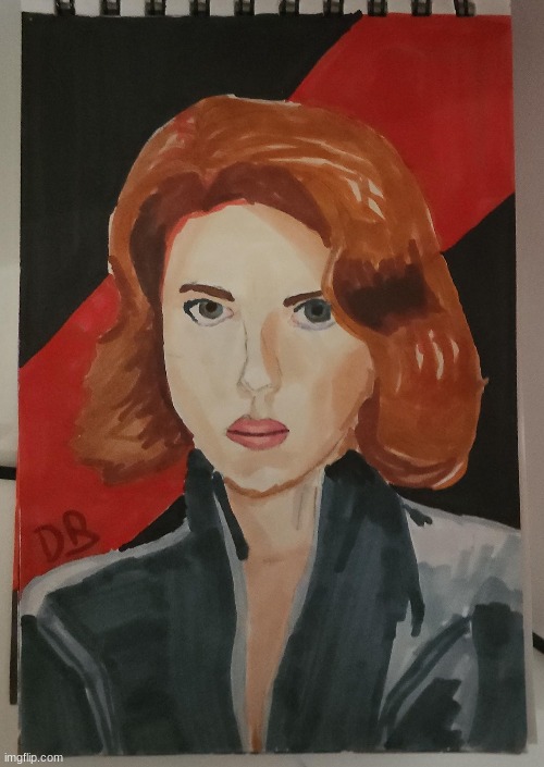 Natasha Romanoff Art | made w/ Imgflip meme maker