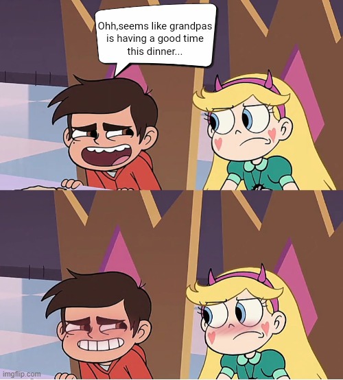 image tagged in svtfoe,memes,funny,grandpa,star vs the forces of evil,repost | made w/ Imgflip meme maker