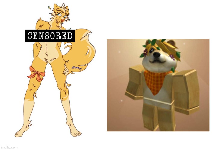 People are saying my roblox avatar is random and messy, but I dont see  anything wrong with it, is it color related? : r/furry