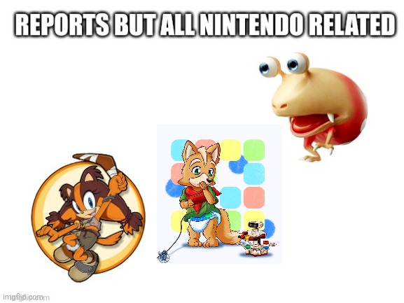 Yet the baby Fox & R.O.B. | image tagged in blank white template,nintendo related | made w/ Imgflip meme maker