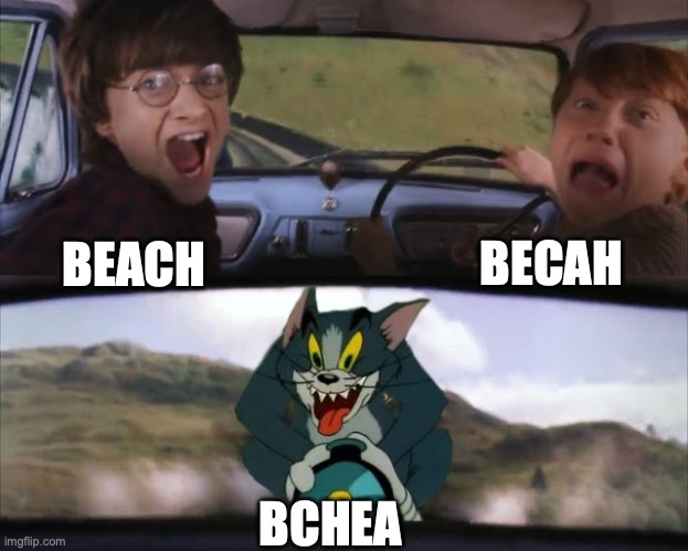 Tom chasing Harry and Ron Weasly | BEACH BECAH BCHEA | image tagged in tom chasing harry and ron weasly | made w/ Imgflip meme maker