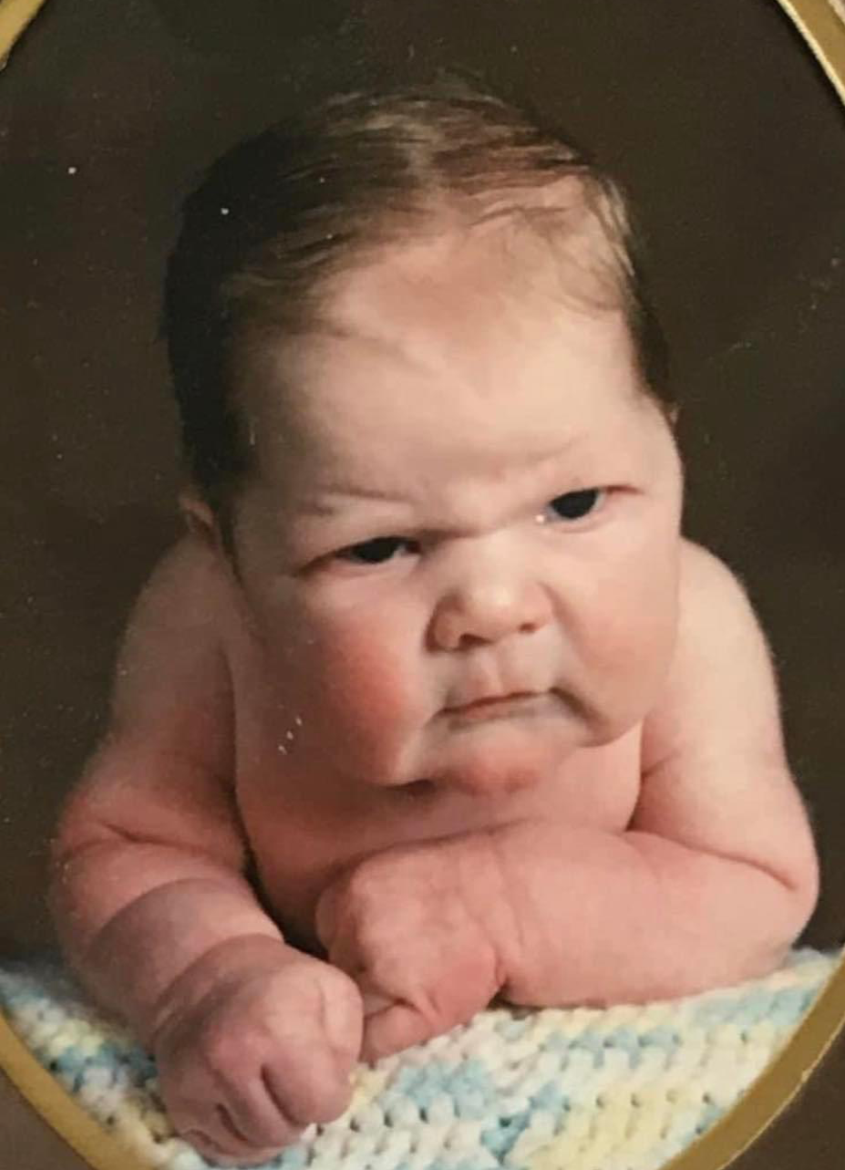 Grumpy baby Blank Meme Template