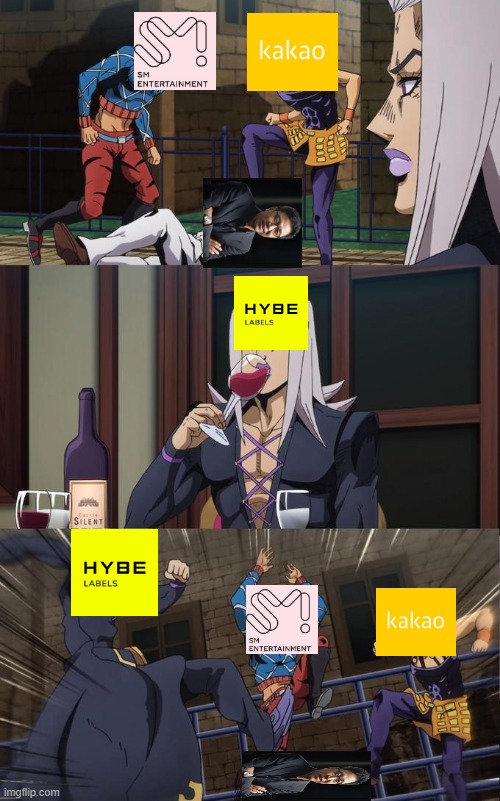 Abbacchio Joins the Kicking | image tagged in abbacchio joins the kicking | made w/ Imgflip meme maker