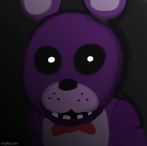 I drew Bonnie from FNAF | made w/ Imgflip meme maker