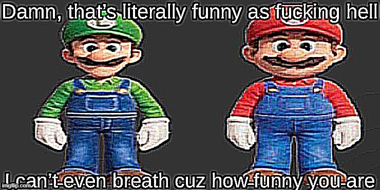 Mario & Luigi funny | image tagged in mario luigi funny | made w/ Imgflip meme maker