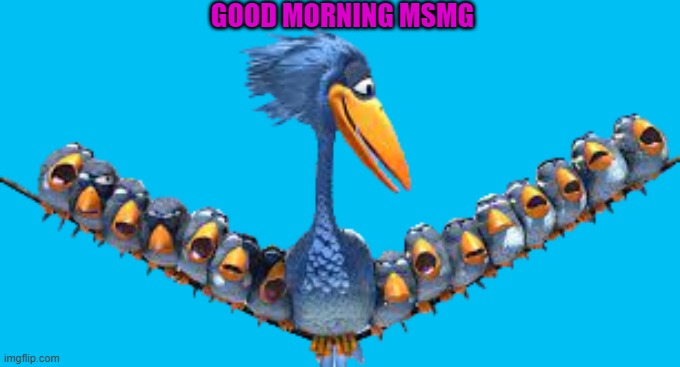 good morning! | GOOD MORNING MSMG | image tagged in morning,kewlew | made w/ Imgflip meme maker