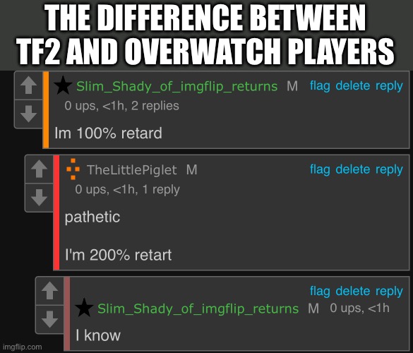 THE DIFFERENCE BETWEEN TF2 AND OVERWATCH PLAYERS | made w/ Imgflip meme maker