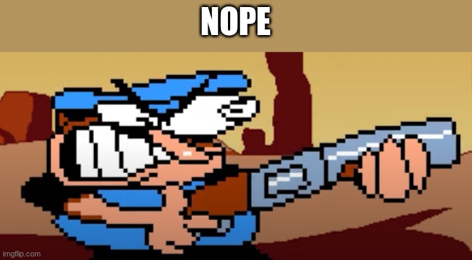 peppy no | NOPE | image tagged in peppy no | made w/ Imgflip meme maker