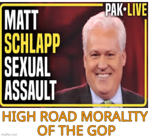 HIGH ROAD MORALITY
 OF THE GOP | made w/ Imgflip meme maker