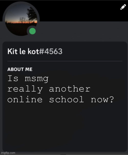 Asking due to the kahoots and blooklets | Is msmg really another online school now? | made w/ Imgflip meme maker