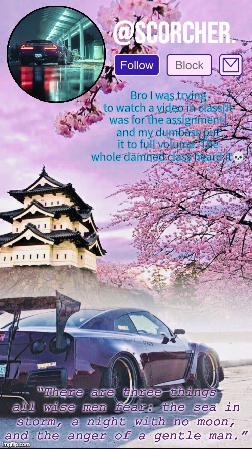 I want to disappear now. | Bro I was trying to watch a video in class[it was for the assignment] and my dumbass put it to full volume. The whole damned class heard it💀 | made w/ Imgflip meme maker