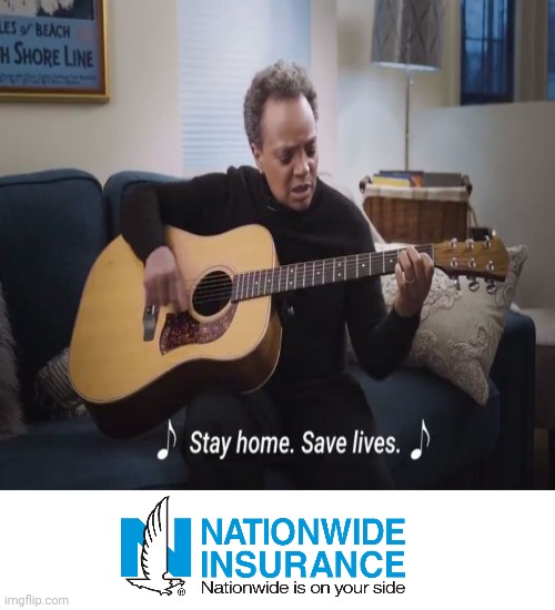 Lori Lightfoot New Job, Nationwide Insurance Commercial | image tagged in mayor,beetlejuice,chicago,guitar,election,sings | made w/ Imgflip meme maker