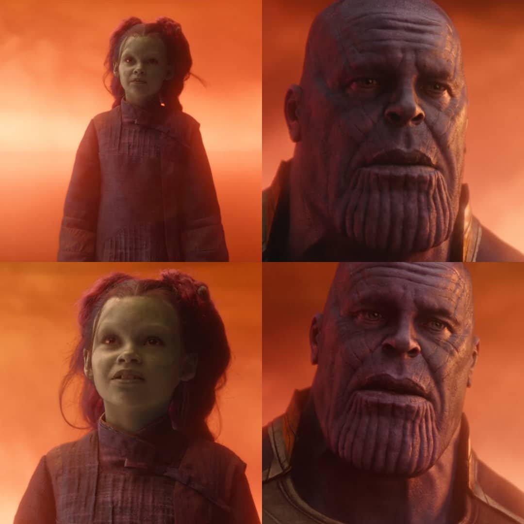 High Quality what did it cost thanos Blank Meme Template