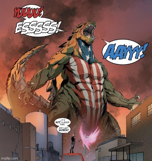 The greatest thing Marvel has created | image tagged in godzilla,marvel | made w/ Imgflip meme maker