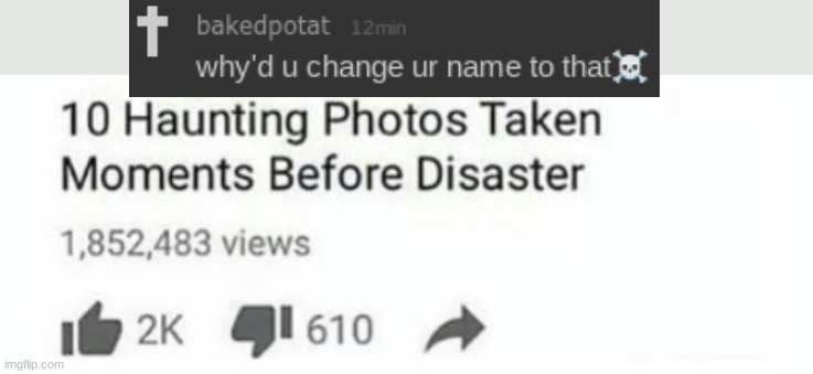 top 10 photos taken moments before disaster cropped | made w/ Imgflip meme maker