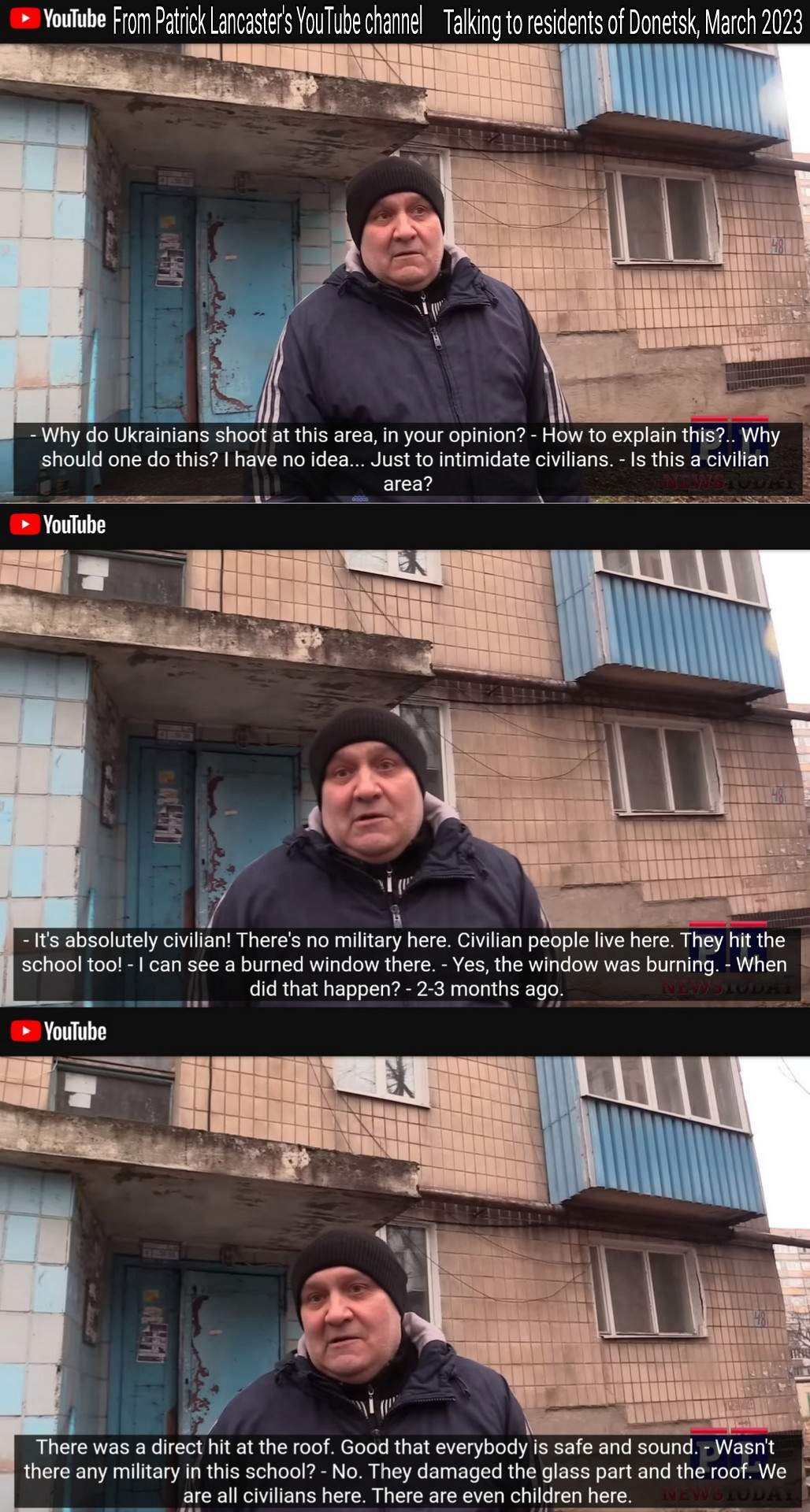High Quality Donetsk shellings 2023 Blank Meme Template