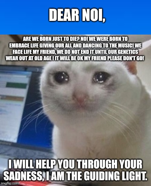 Guys everybody send this to noi | DEAR NOI, | image tagged in blue sky | made w/ Imgflip meme maker