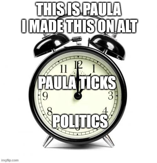 check it out | I MADE THIS ON ALT | image tagged in paulaticks | made w/ Imgflip meme maker