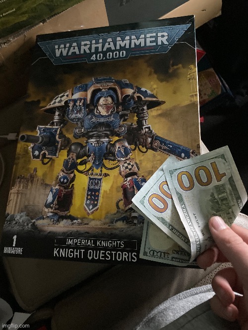 2nd painting commission | image tagged in memes,funny,warhammer40k,art | made w/ Imgflip meme maker
