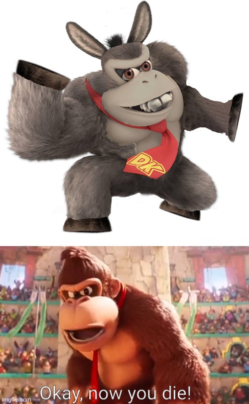 Cursed Donkey Kong | image tagged in donkey kong says now you die,dk,donkey kong,cursed image,memes,cursed | made w/ Imgflip meme maker