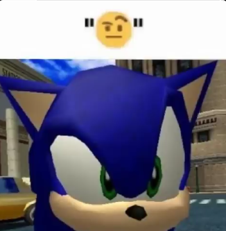 High Quality sus sonic Blank Meme Template