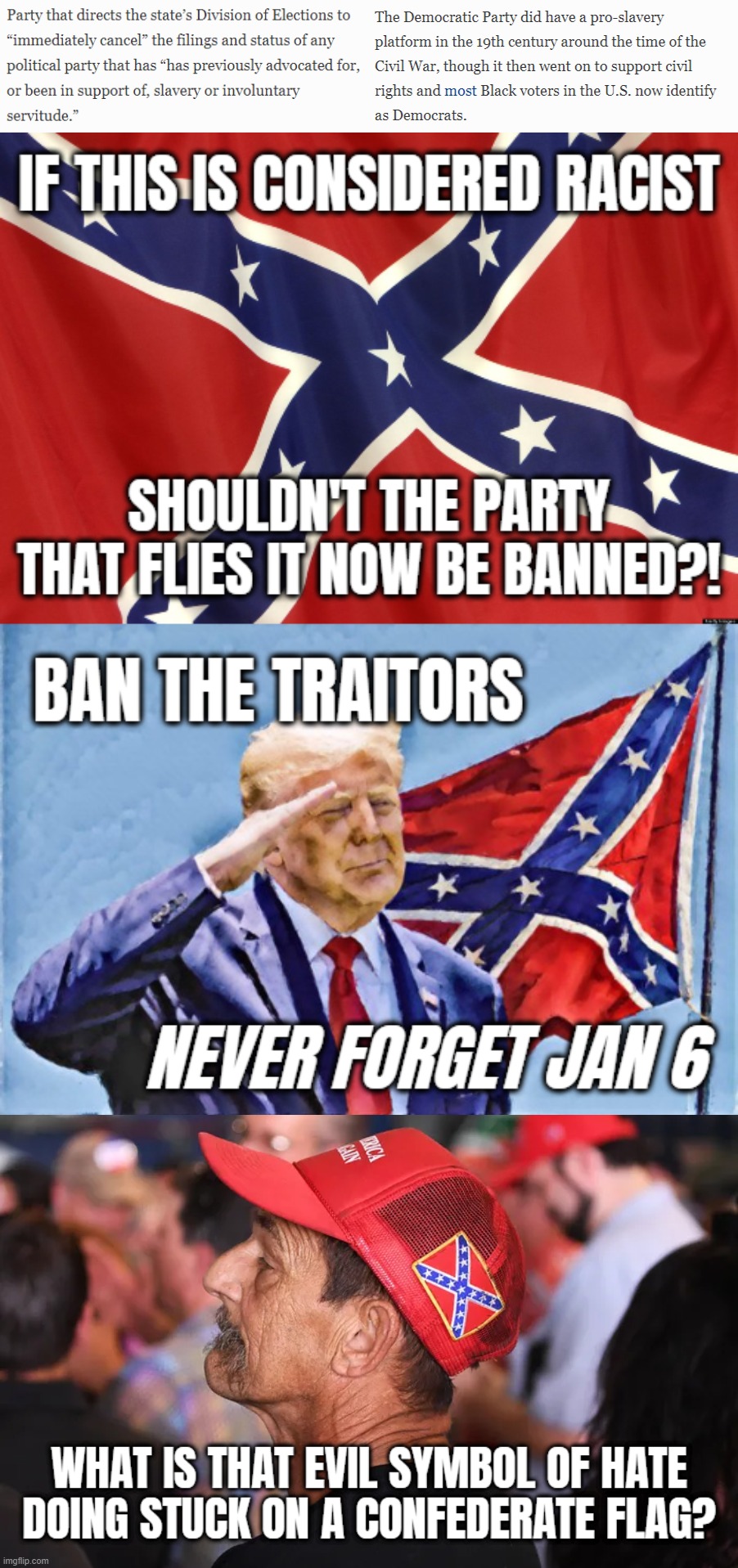 Confedican tyrant... | image tagged in confederate,republicans,moron,desantis,fascist,traitor | made w/ Imgflip meme maker