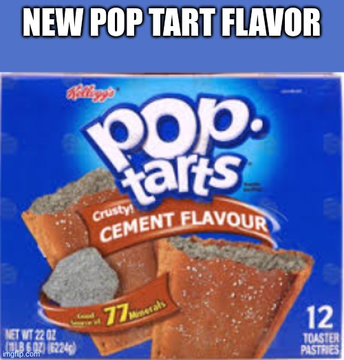 the daily pop tart ( and just to be clear this is my screenshot | NEW POP TART FLAVOR | image tagged in fun | made w/ Imgflip meme maker