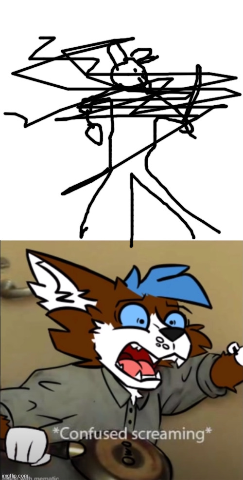 did I even f*cking try? | image tagged in confused furry screaming | made w/ Imgflip meme maker