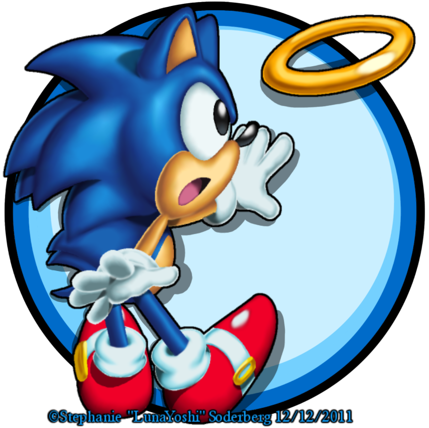 High Quality Classic Sonic the Hedgehog Blank Meme Template