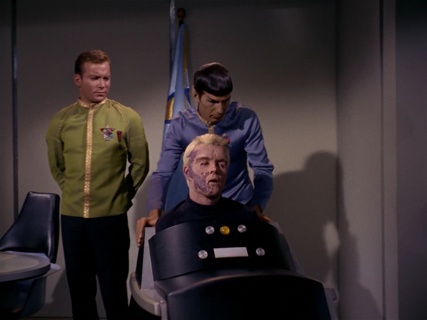 Kirk, Spock and Christopher Pike Blank Meme Template