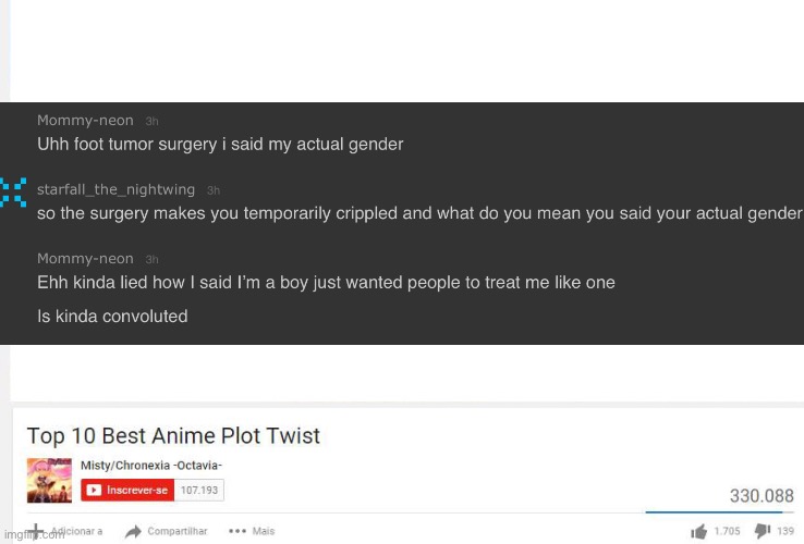 I actually watch anime for the plot  Confession Bear  quickmeme