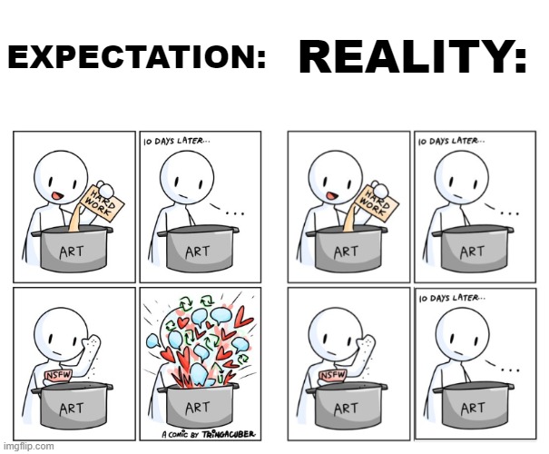 REALITY:; EXPECTATION: | image tagged in memes | made w/ Imgflip meme maker