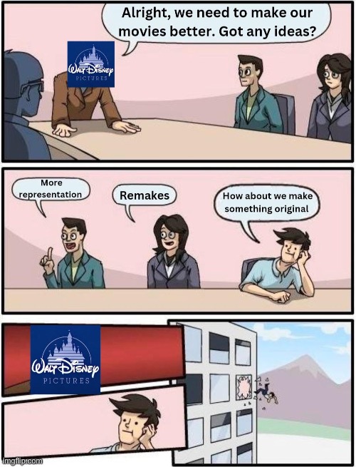 image tagged in boardroom meeting suggestion,repost,disney,memes,funny,fun | made w/ Imgflip meme maker