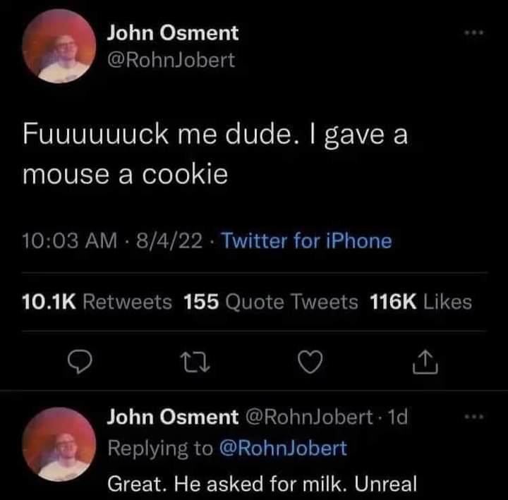Mouse a cookie Blank Meme Template