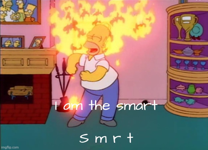 I am so smart smrt | I am the smart S m r t | image tagged in i am so smart smrt | made w/ Imgflip meme maker