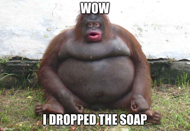uh oh stinky | WOW; I DROPPED THE SOAP | image tagged in uh oh stinky | made w/ Imgflip meme maker