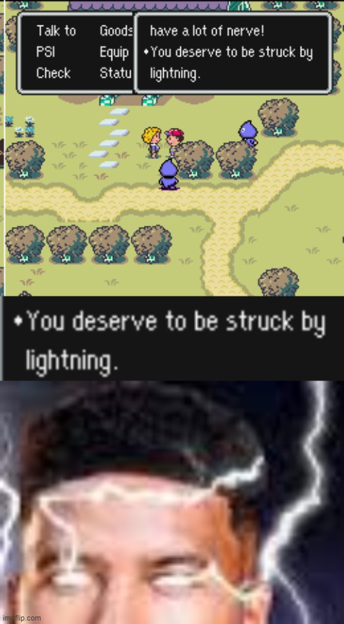 I was playing Earthbound until I met this NPC. She may be onto something. | image tagged in you should kill yourself now | made w/ Imgflip meme maker
