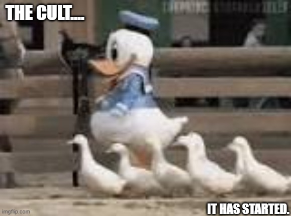it has begun | THE CULT.... IT HAS STARTED. | made w/ Imgflip meme maker