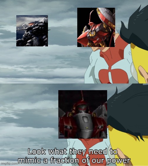 Armored Core: Master of Arena meme. | image tagged in fraction of our power,nineball seraph,armored core,games,bosses,gaming | made w/ Imgflip meme maker
