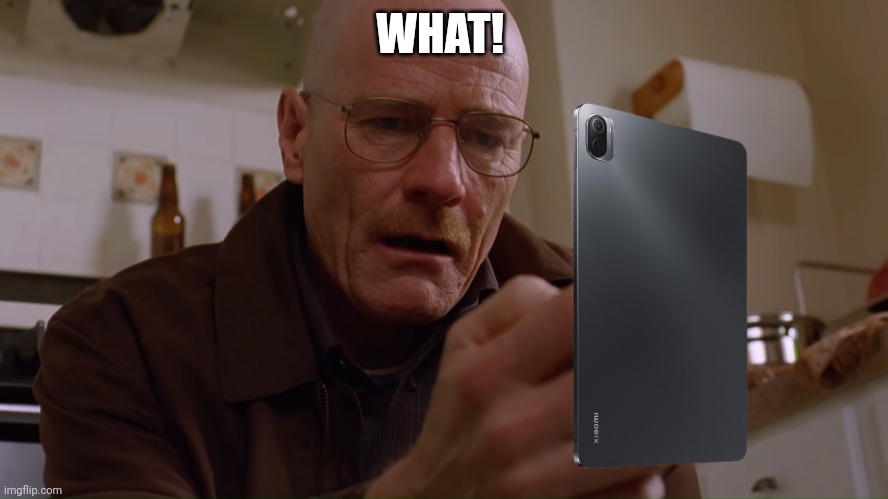 Walter White on his Phone | WHAT! | image tagged in walter white on his phone | made w/ Imgflip meme maker
