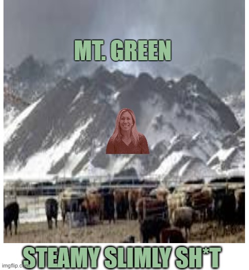 MT. GREEN STEAMY SLIMLY SH*T | made w/ Imgflip meme maker