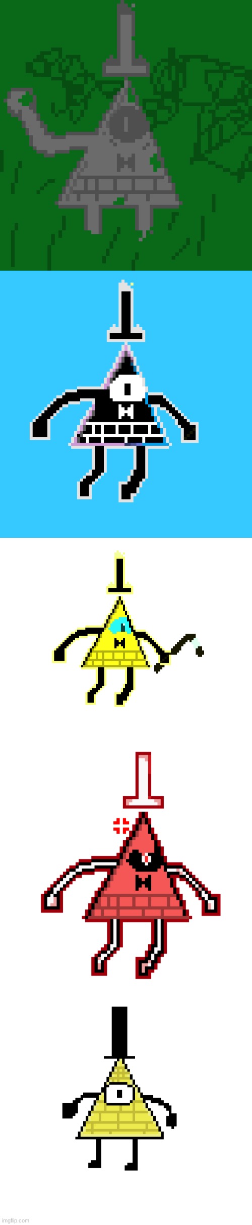 All of my bill cipher drawings | image tagged in bill cipher | made w/ Imgflip meme maker